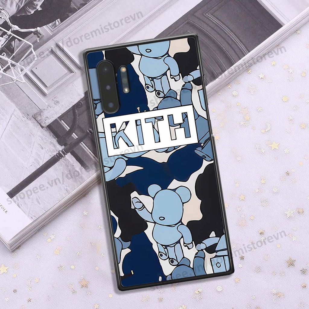 Ốp lưng Samsung Note 10 / Note 10 Plus / Note 10+ hình kaws, kith, bear brick nổi 3D phong cách độc đáo