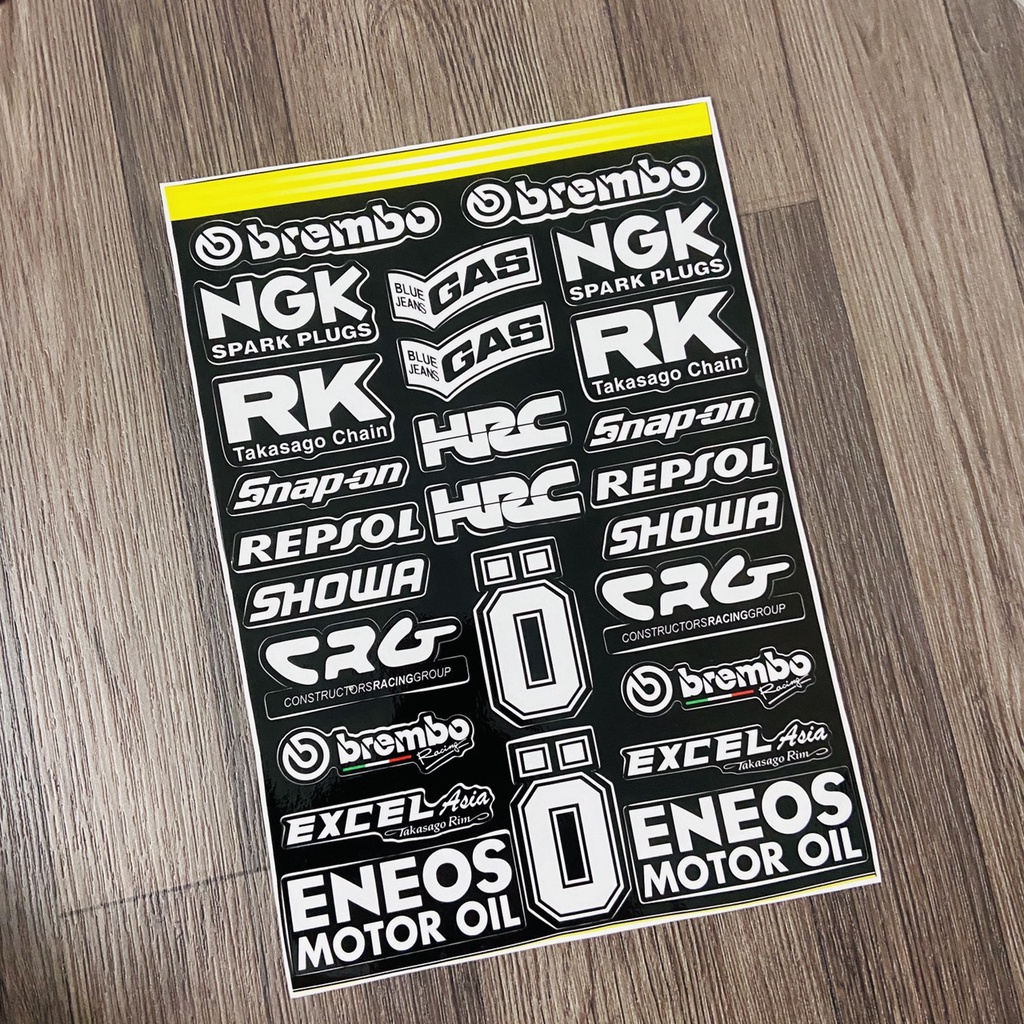 (đơn giản là đẹp) Bộ tem xe máy màu trắng hoặc đen nhiều STICKER khác nhau trang trí xe siêu CHẤT