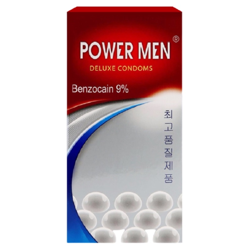 Bao cao su POWER MEN ngọc trai có gân gai hộp 12 cái