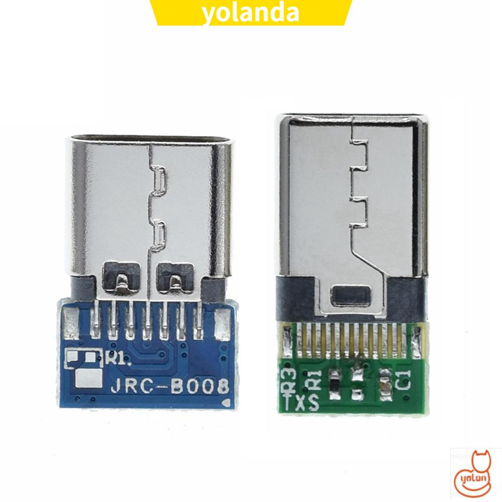 Set 10 Dây Cáp Nối Cổng Usb 3.1 Type C 12 / 24 Pins | BigBuy360 - bigbuy360.vn