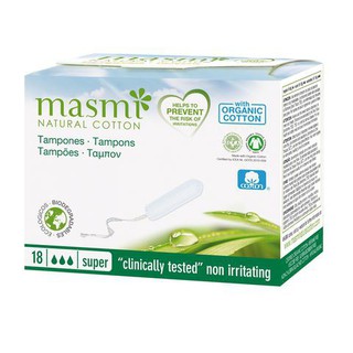 Tampon không cần đẩy 2,3,4 giọt hữu cơ masmi