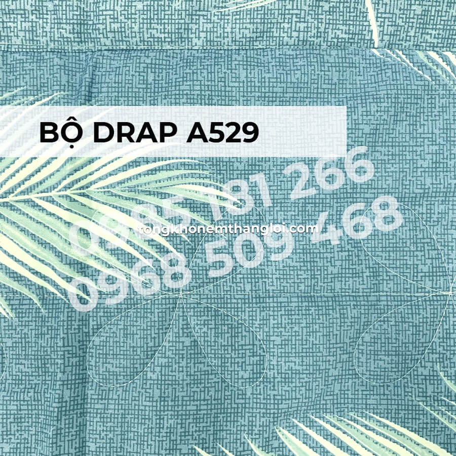 [Ảnh Thật] A529 - Bộ Drap Cotton 4 món Thắng Lợi Chính Hãng