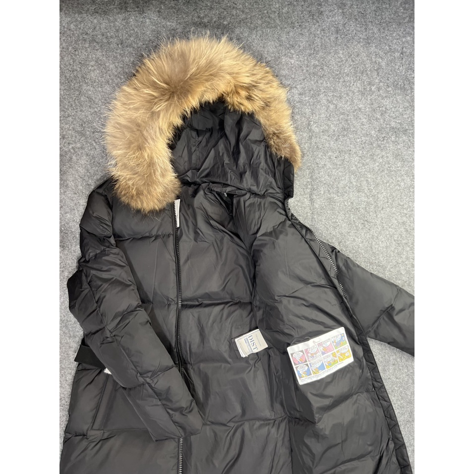 Áo Khoác Măng Tô Lông Vũ Cho Nữ Moncler - Áo Phao Mangto Cổ Lông Dáng Dài Cho Mùa Đông