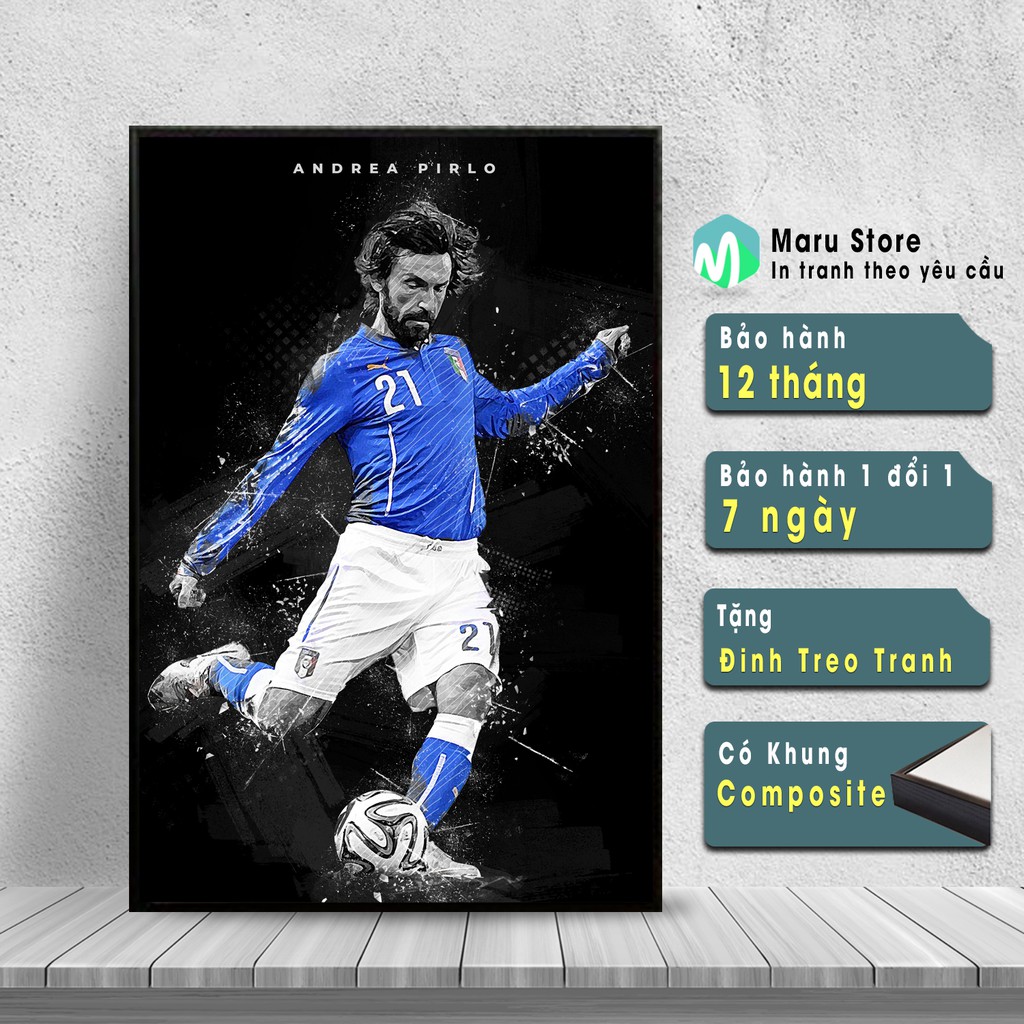 Tranh Canvas Pirlo, Chuyên Trang Trí Góc Gaming Hoặc Phòng Net