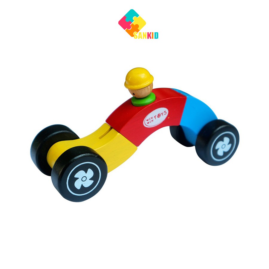 Xe đua biến hình - Đồ chơi gỗ Winwintoys