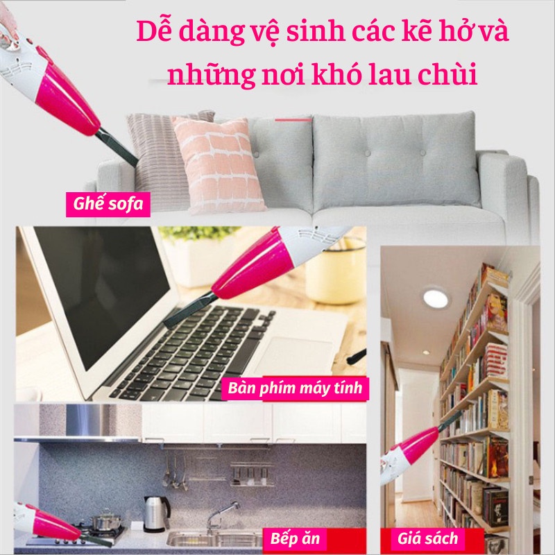 Máy Hút Bụi Cầm Tay Máy Hút Bụi Giường Nhỏ Gọn Dễ Dàng Lắp Đặt Kèm Phụ Kiện SUN.Z