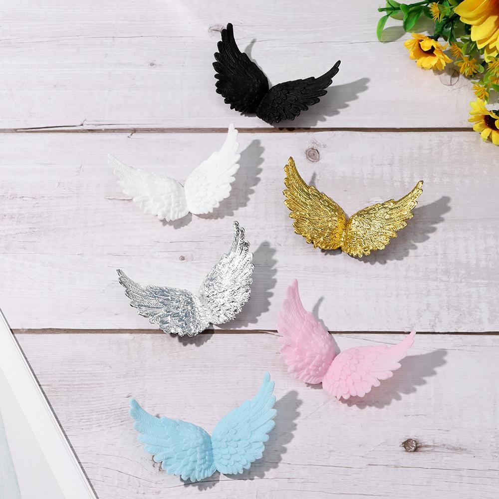 Set 12 Đôi Cánh Thiên Thần Bằng Nhựa Dùng Trang Trí Bánh Kem DIY