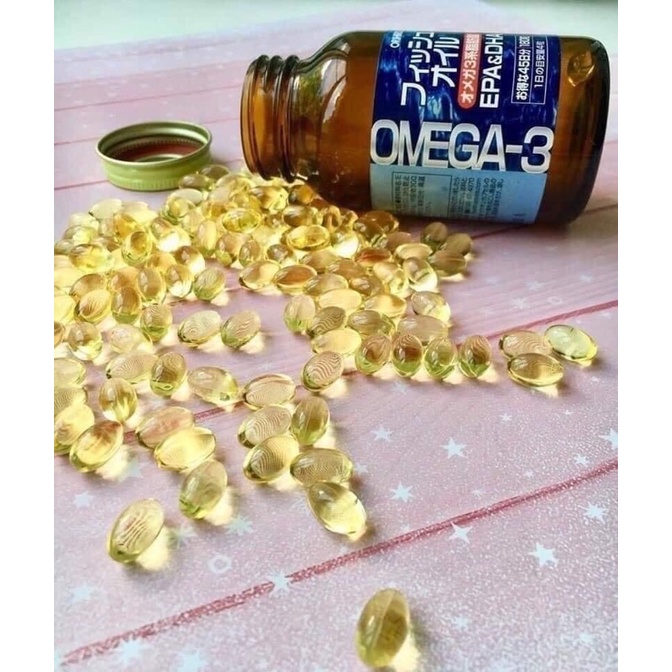 [Hàng_Nhật] Dầu cá Omega 3 Orihiro fish oil, Omega 3 EPA &amp; DHA Ori.hiro 180 viên Nhật Bản- [HSD : 2023]