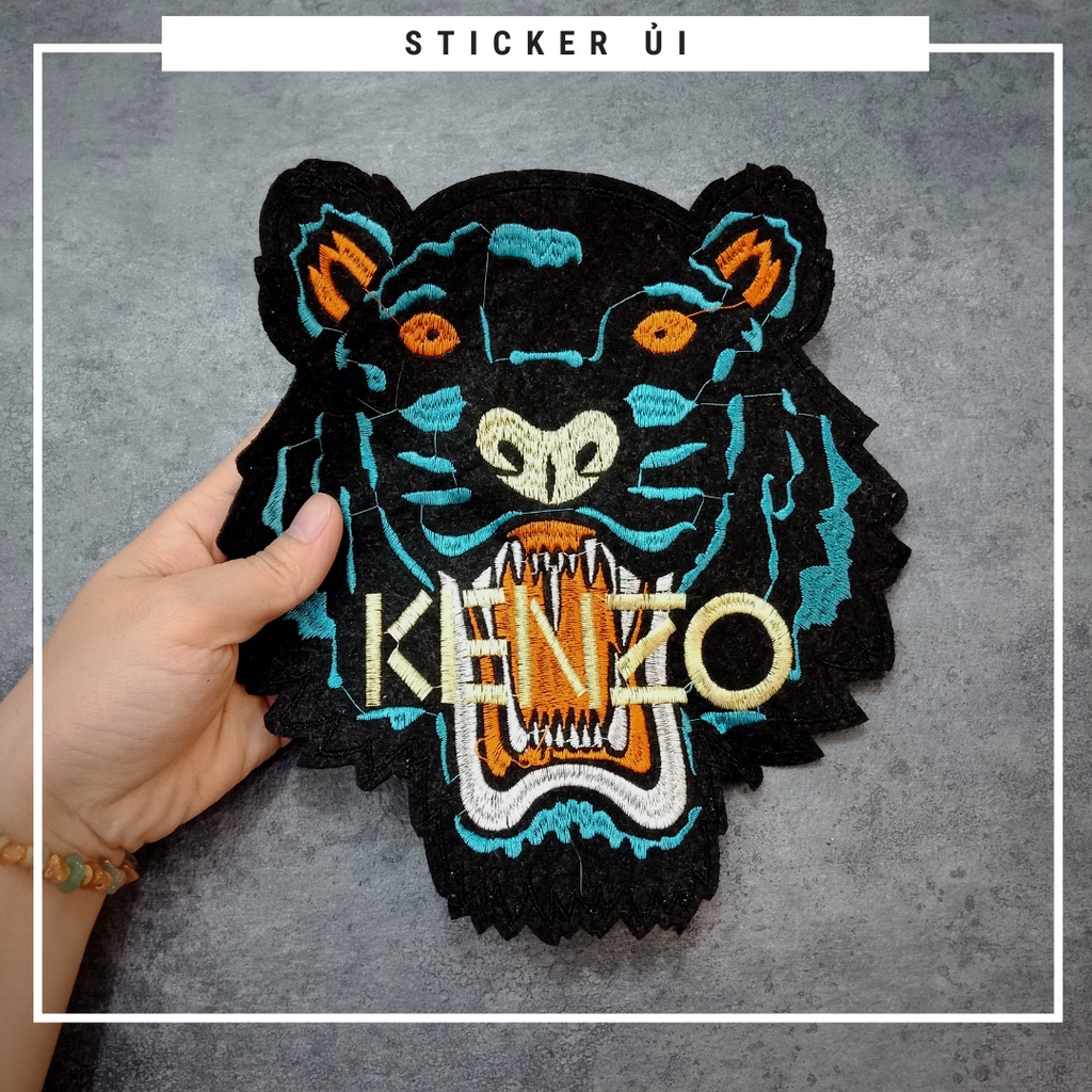 Sticker ủi áo Cao cấp - CÓ SẴN KEO ỦI - sticker vải dùng làm miếng vá áo, phụ kiện trang trí quần áo, balo, giày, nón
