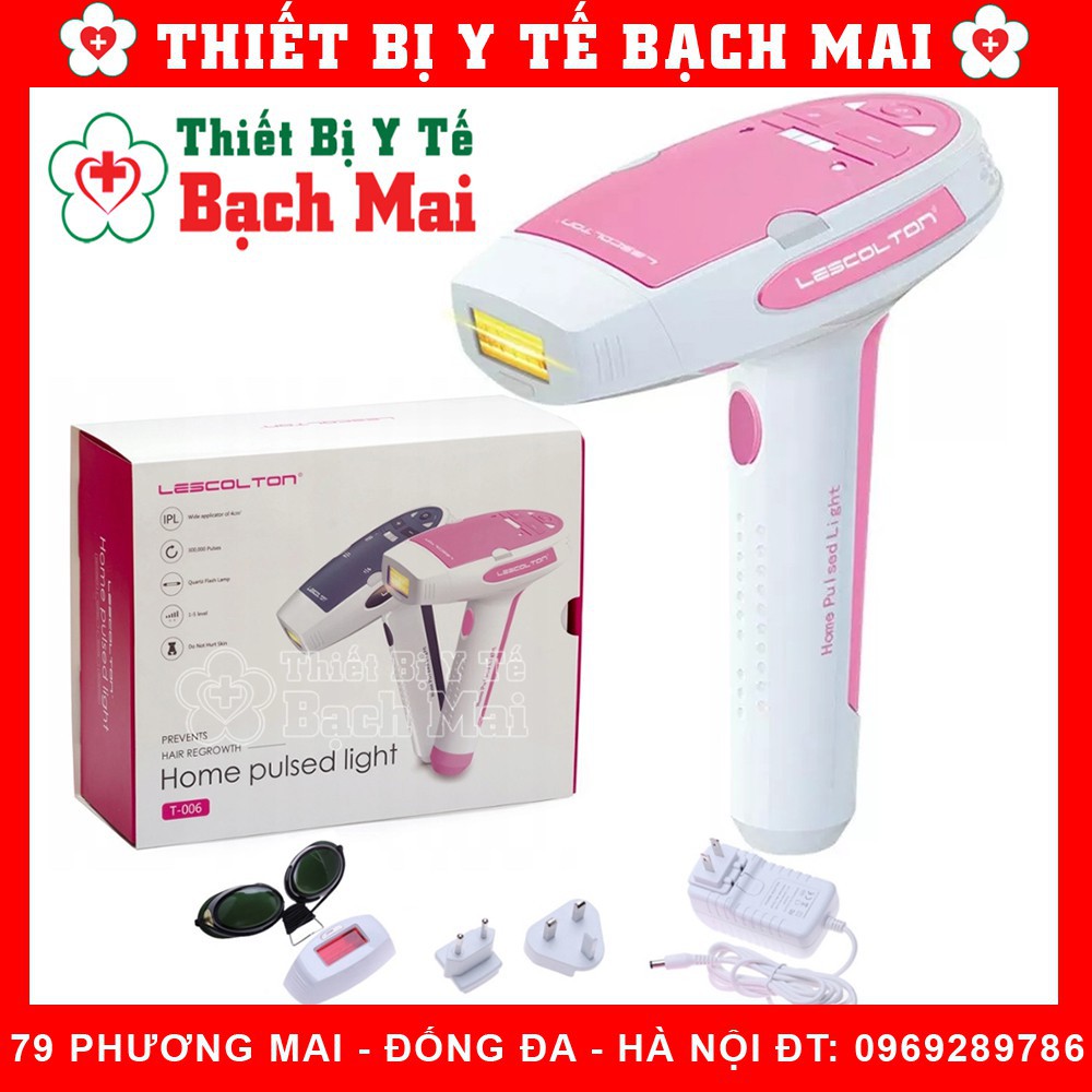 TBYT999 Máy Triệt Lông + Trẻ Hóa Da Mini LESCOLTON T006 NEW