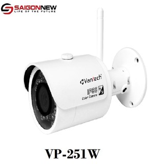 Camera ip hồng ngoại không dây 1.0 megapixel vantech vp-251w