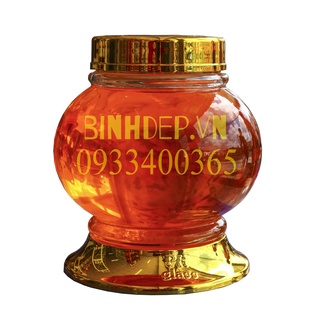 BÌNH NGÂM RƯỢU THỦY TINH TRÒN 2.7 LÍT KHÔNG VÒI