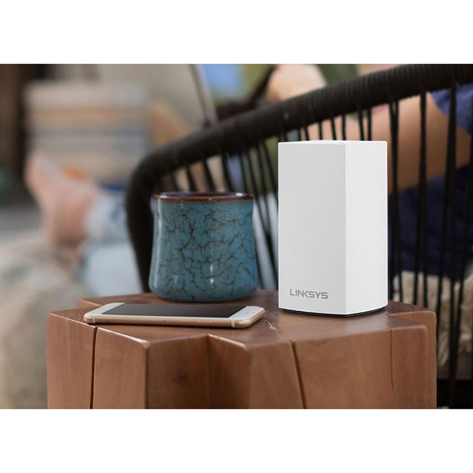 Bộ phát Wifi Linksys Velop WHW0102 Mesh Dual-Band MU-MIMO 2-Pack AC1300Mbps (Hàng chính Hãng)