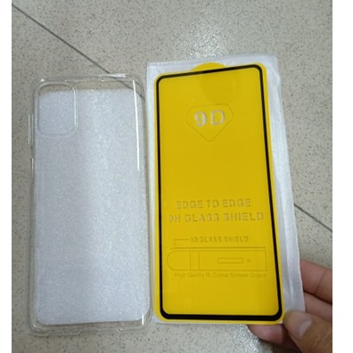 Combo ốp dẻo Samsung M51 +Kính Full màn 9D