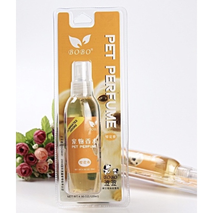 Nước Hoa Cho Chó Mèo Khử Mùi BoBo Pet Perfume 120ml - Xiuxiu Giang