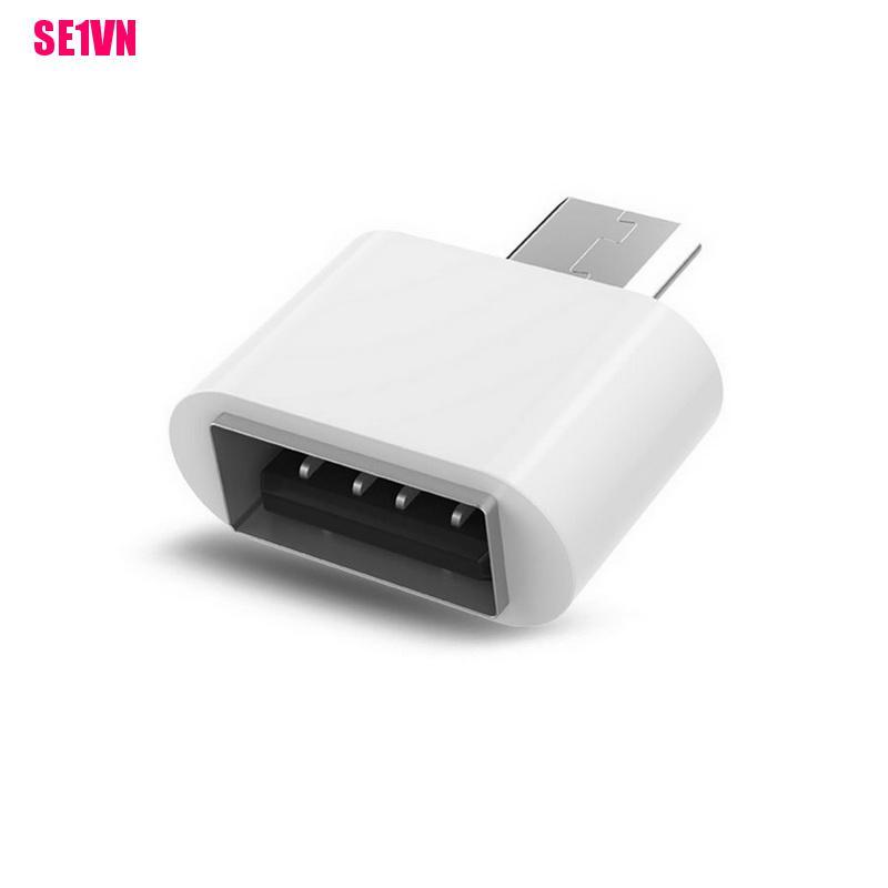 Bộ 2 Đầu Chuyển Đổi Từ Cổng Micro Usb Sang Usb A 2.0 Se1Vn