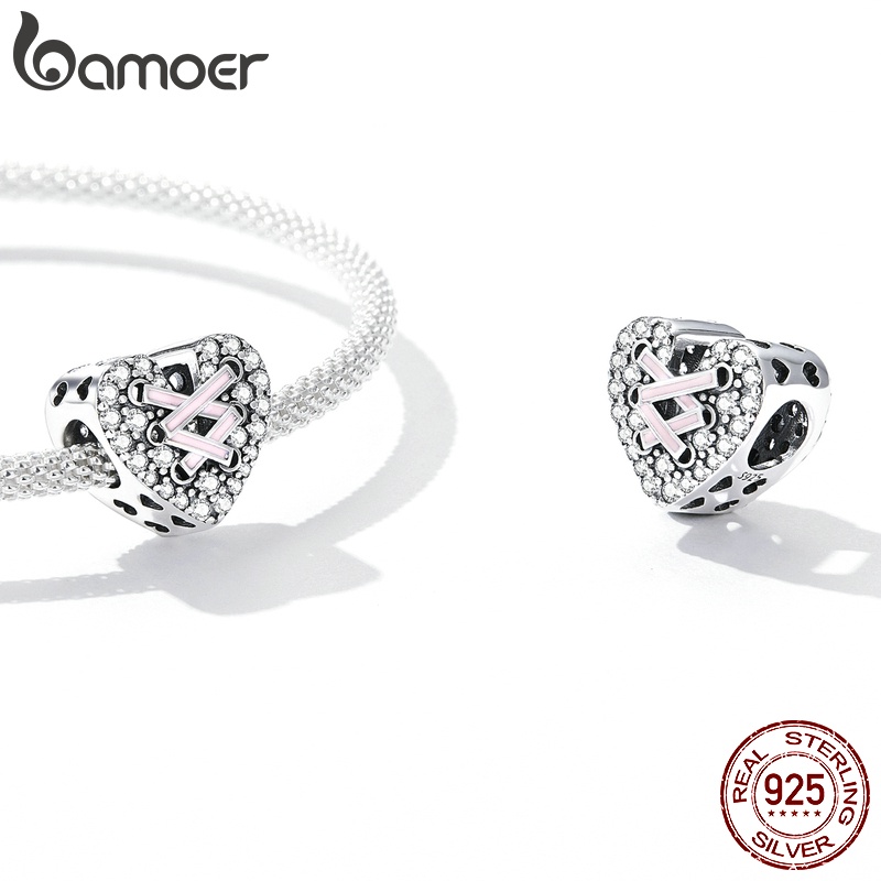 Mặt dây chuyền Bamoer SCC2204  bạc 925 hình trái tim