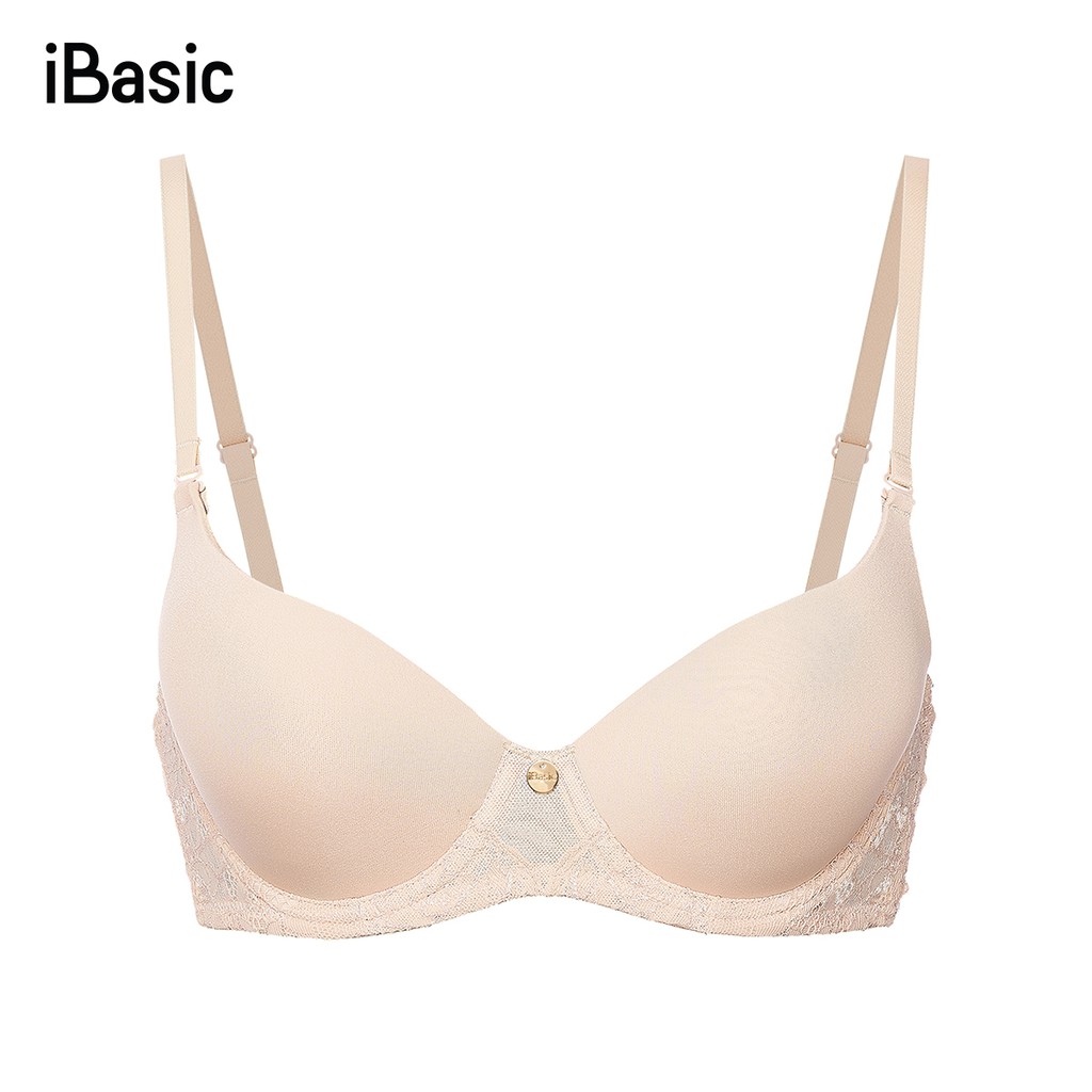 [Mã FAMALLT5 giảm 15% đơn 150k] Áo ngực có gọng mút dày trơn nâng iBasic BRAW053