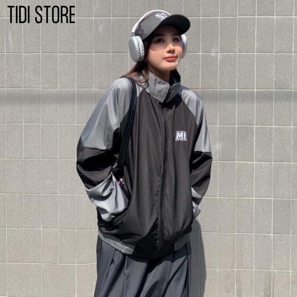 Áo khoác dù nam nữ 2 lớp unisex phối màu đẹp trẻ trung thoáng mát JD59