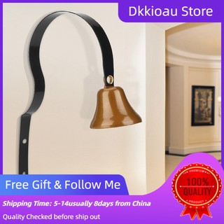 Dkkioau Chuông cửa kim loại gắn tường chắc chắn bền kiểu cổ điển