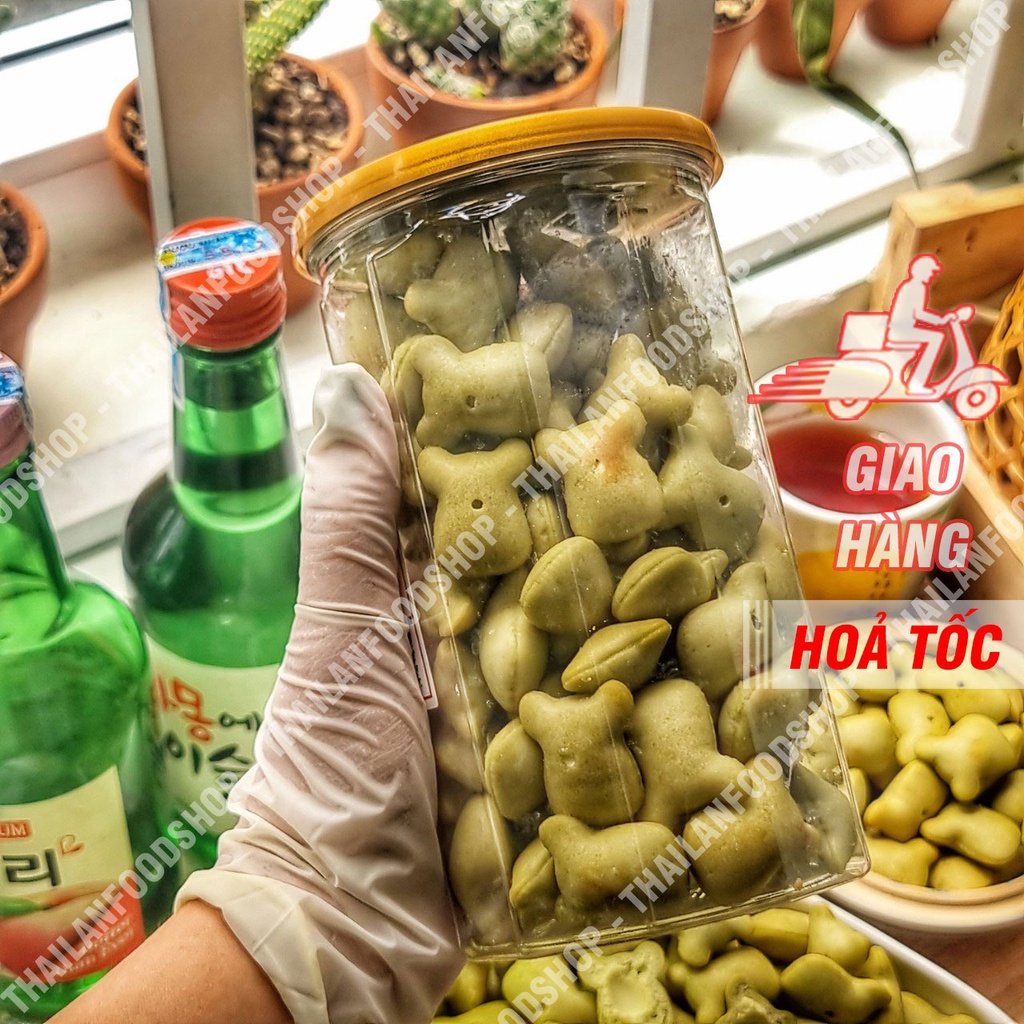 Bánh Gấu Chùm Ngây Nhân Kem Hiệu Moringa Lon 300gr