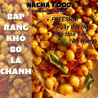 Bắp rang khô bò lá chanh 500g THIÊN ĐƯỜNG ĂN VẶT món ăn vặt ngon nhiều bạn yêu thích