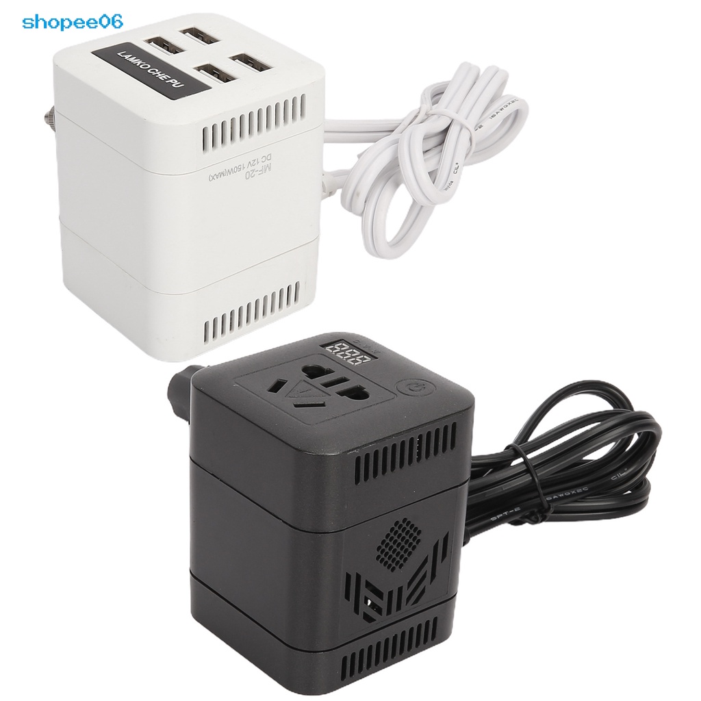 Bộ biến tần PEMG 12V sang 220V cho xe hơi