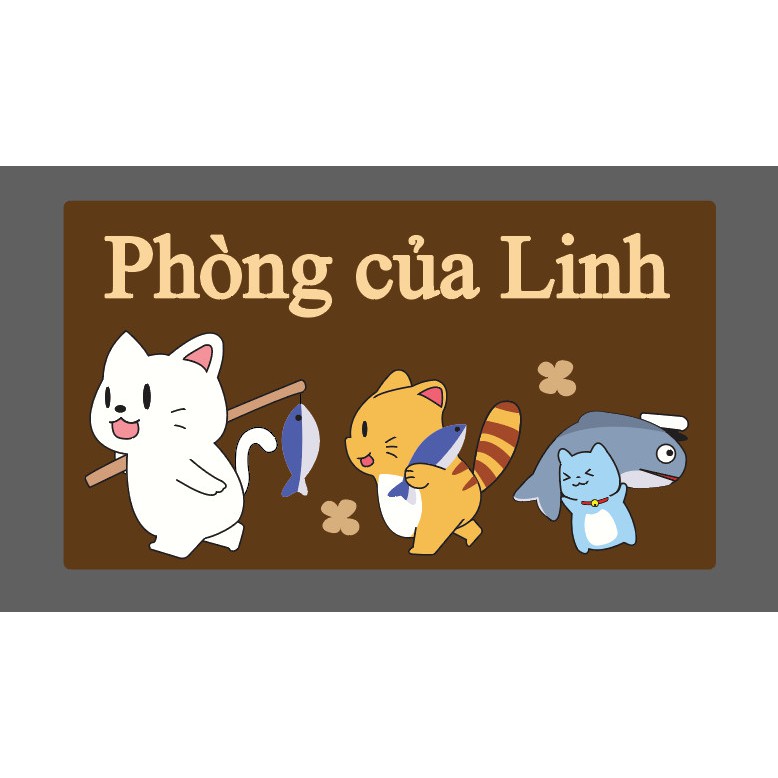 Bảng gỗ tên shop theo yêu cầu, Bảng gỗ logo, Bảng gỗ trang trí thiết kế theo yêu cầu, free thiết kế