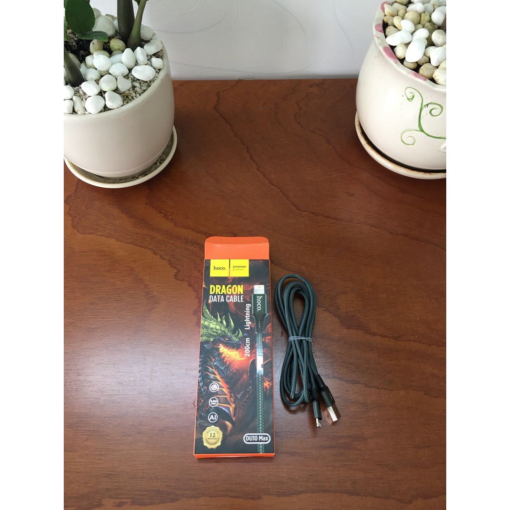 Cáp xạc nhanh 3.0A chính hãng HOCO. cho Iphone, Ipad, Samsung, Oppo dây dù cao cấp chống đứt ngầm- Hàng xịn
