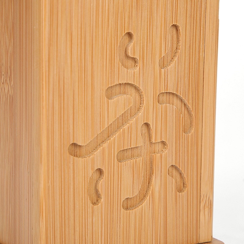 Dụng cụ pha trà , phụ kiện trà tre 6 món ống vuông