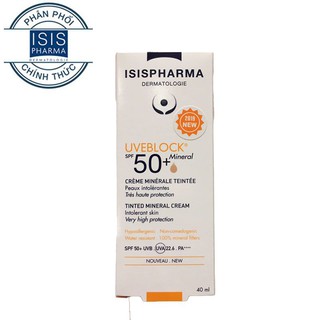 Kem Chống Nắng Isis Pharma Uveblock Spf 50+ Mineral Cream