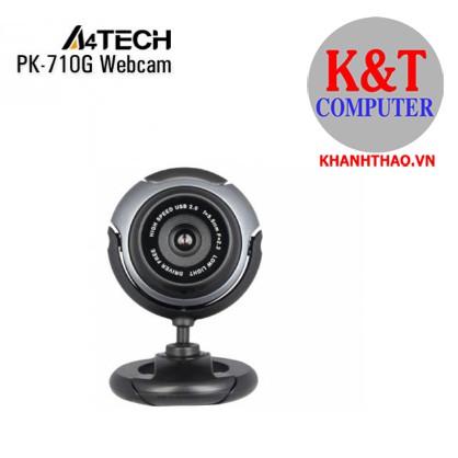 Webcam A4tech PK-710G (ĐEN +BẠC) - Hàng Chính Hãng