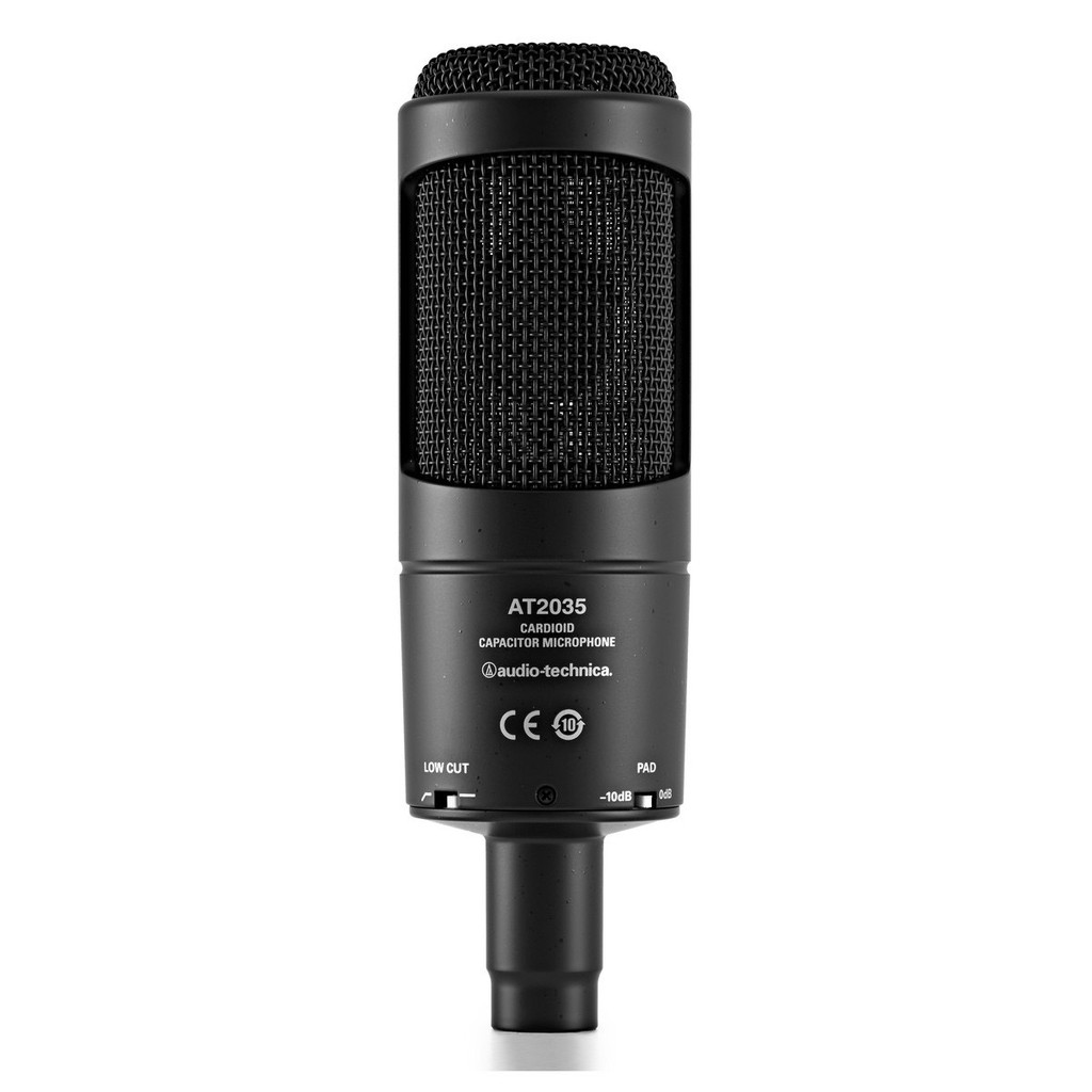 Mic Thu Âm Technica AT2035 Hàng Cao Cấp . Chuyên Dùng Thu Âm , Hát Livestream , Thu Giọng Đọc , Lọc Tạp Âm Cực Tốt