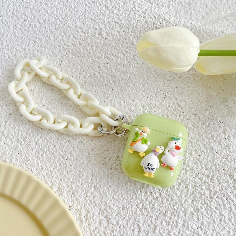 BASEUS Vỏ Bảo Vệ Hộp Sạc Tai nghe không dây W04 W04 Pro Bằng Silicone Hình Hello Kitty