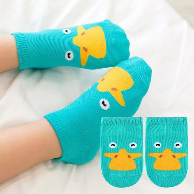 Vớ cotton In Họa Tiết Hoạt Hình Dễ Thương Thời Trang Cho Bé