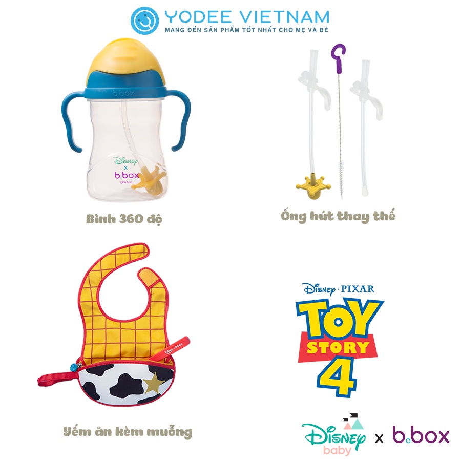 Combo đồ dùng ăn dặm B.BOX DISNEY cho bé