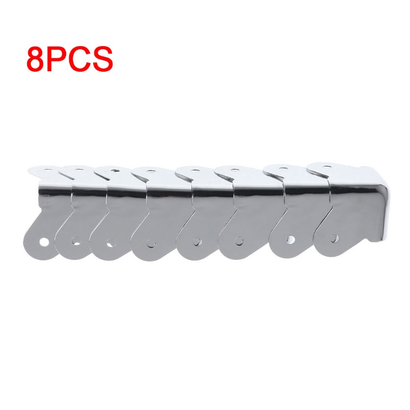 Set 8 Phụ Kiện Kim Loại Bảo Vệ Góc Loa Cho Đàn Guitar