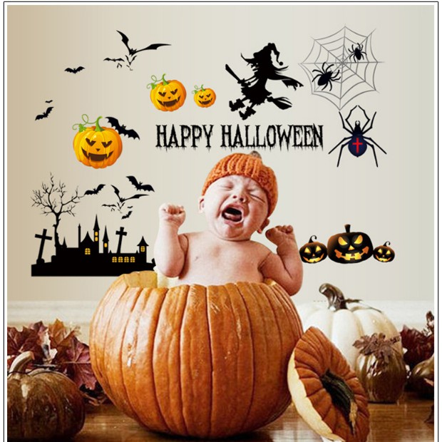 Decal trang trí tường - Halloween Rùng Rợn 05
