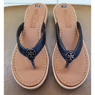 [ Mẫu Hót Nhất Mùa Hè ] Dép Kẹp Nữ Quai Da 100% Có Mạc LoGo Trên Quai Dép Cá Tính , Trẻ Trung ,Phong Cách