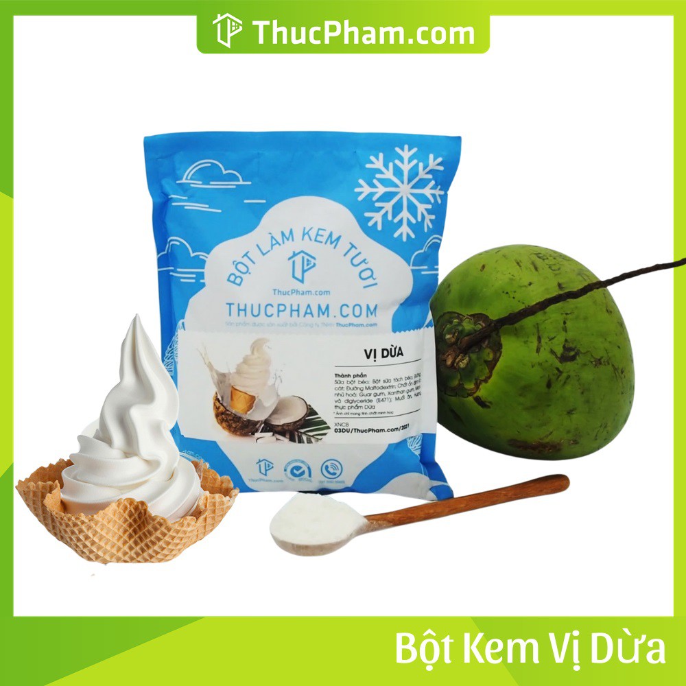 Bột làm kem tươi thucpham.com đủ vị - túi 1kg - hương vị tự nhiên - ảnh sản phẩm 5