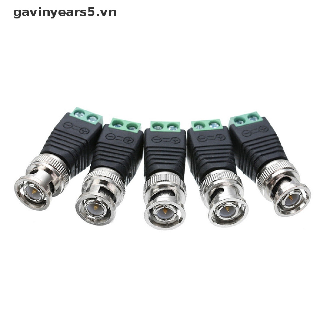 Dây Cáp Đồng Trục Nối Máy Ảnh CCTV / Video Balun / CAT5 Sang BNC 10 Cái