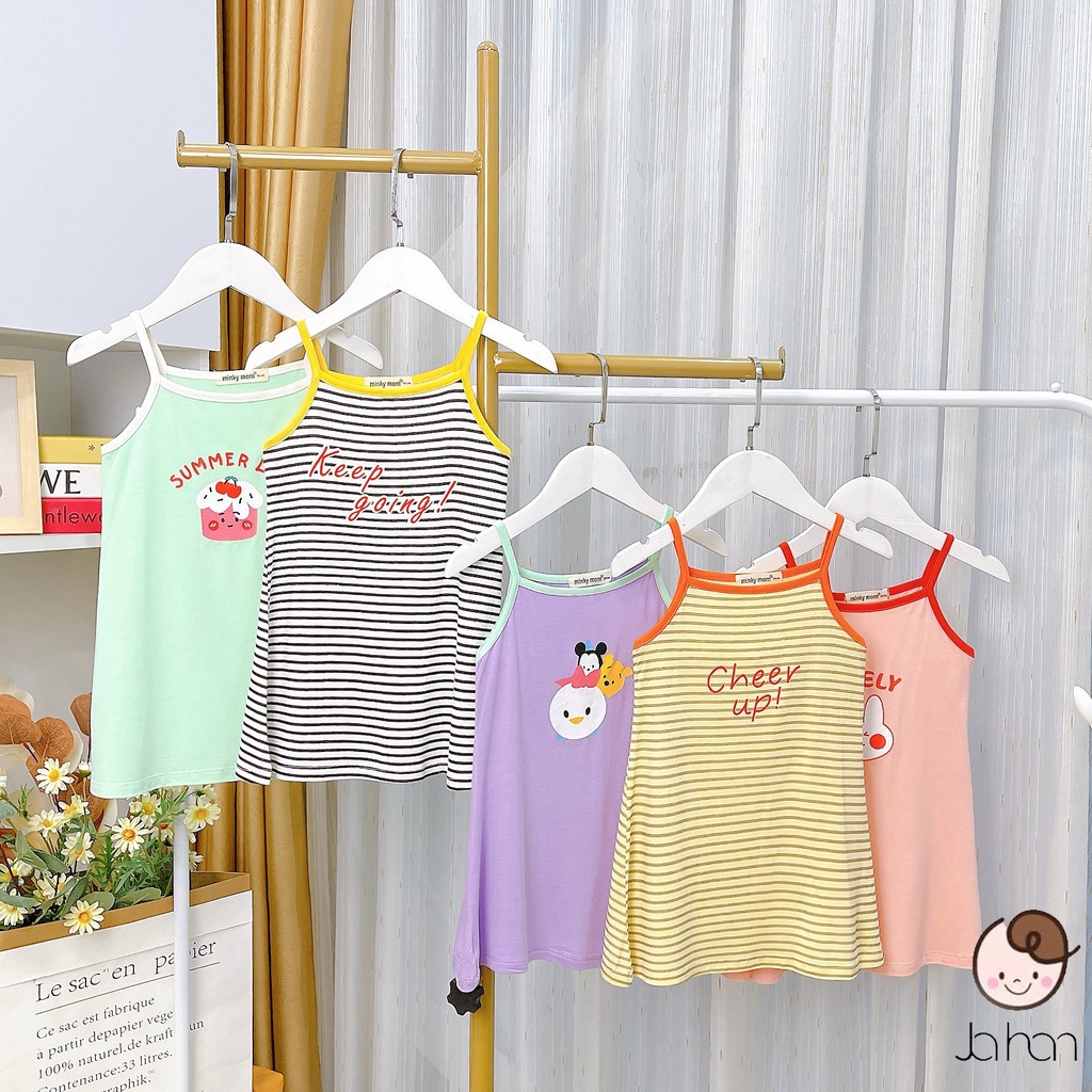 Váy body Cheer up Minky mom cho bé gái chất liệu thun lạnh cao cấp ATKID Việt Nam