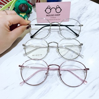 Kính mắt oval màu hồng