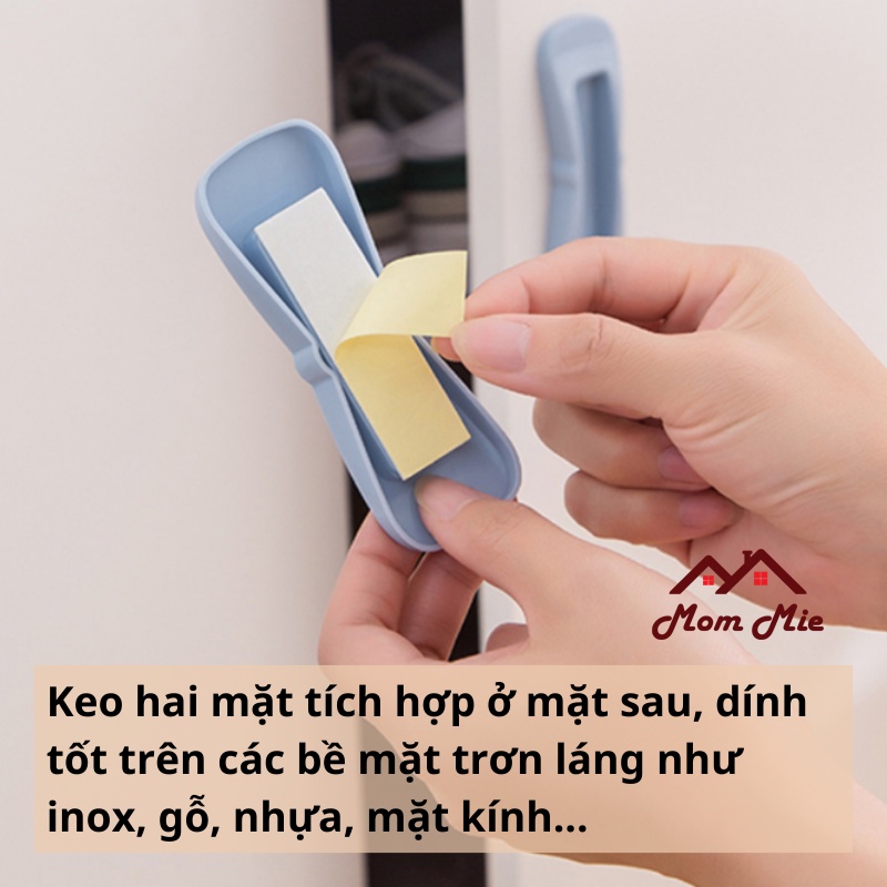 [Mới] Bộ 2 tay nắm cửa bằng nhựa hình nơ, dùng cho cửa tủ, cửa lùa - I021