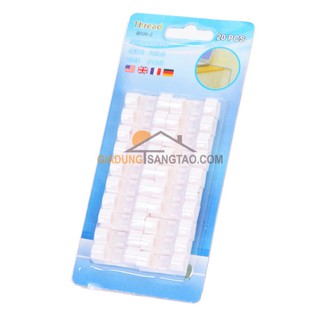 Vỉ 20 nút giữ dây điện gọn gàng