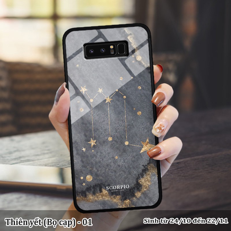 Ốp kính Samsung Note 8 in cung hoàng đạo | BigBuy360 - bigbuy360.vn