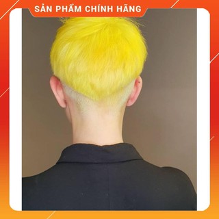 thuốc nhuộm tóc vàng rực + tặng oxy trợ dưỡng