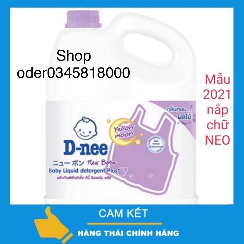 Nước giặt Dnee tim can 3 lit hàng công ty