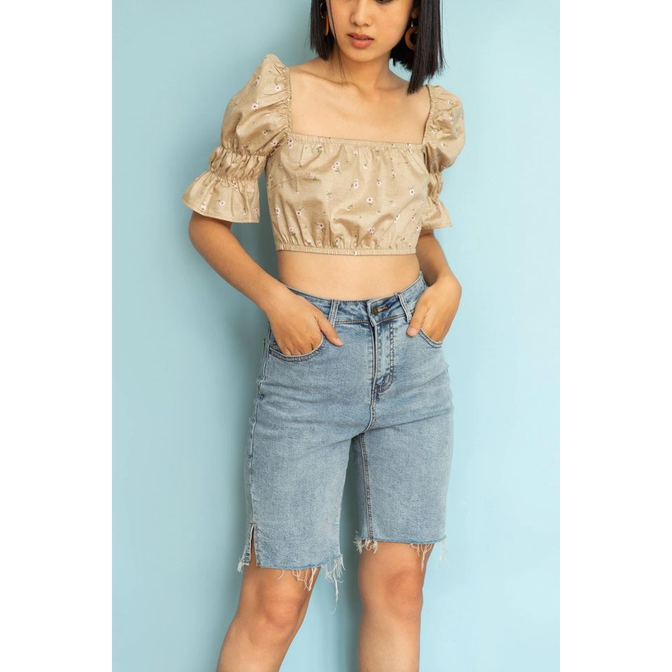 Quần jeans lửng tới gối DRESSIE - Boardwalk short jeans
