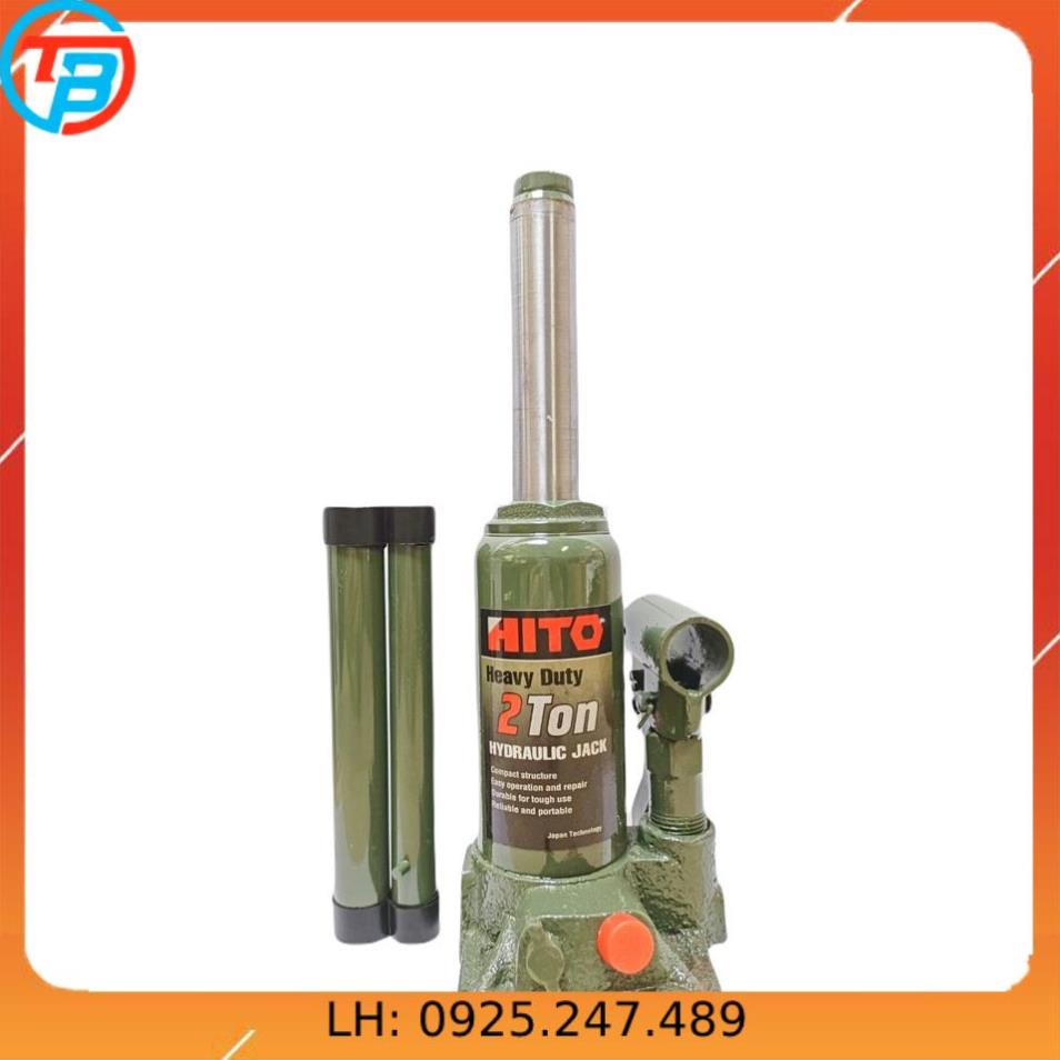 Kích thủy lực Japan Nhật HITO 2 Tấn CÁP THÉP Thái Bình VinàN